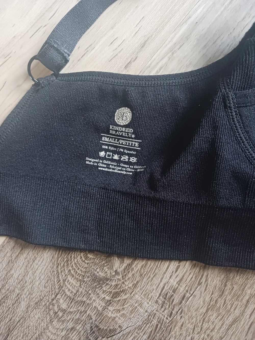 NEW Kindred Bravely Black Seamless Nursing Bra